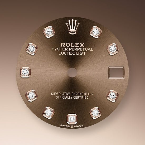 Rolex Replica Watch Datejust 31, 18kt Everose Gold, 278285RBR-0006